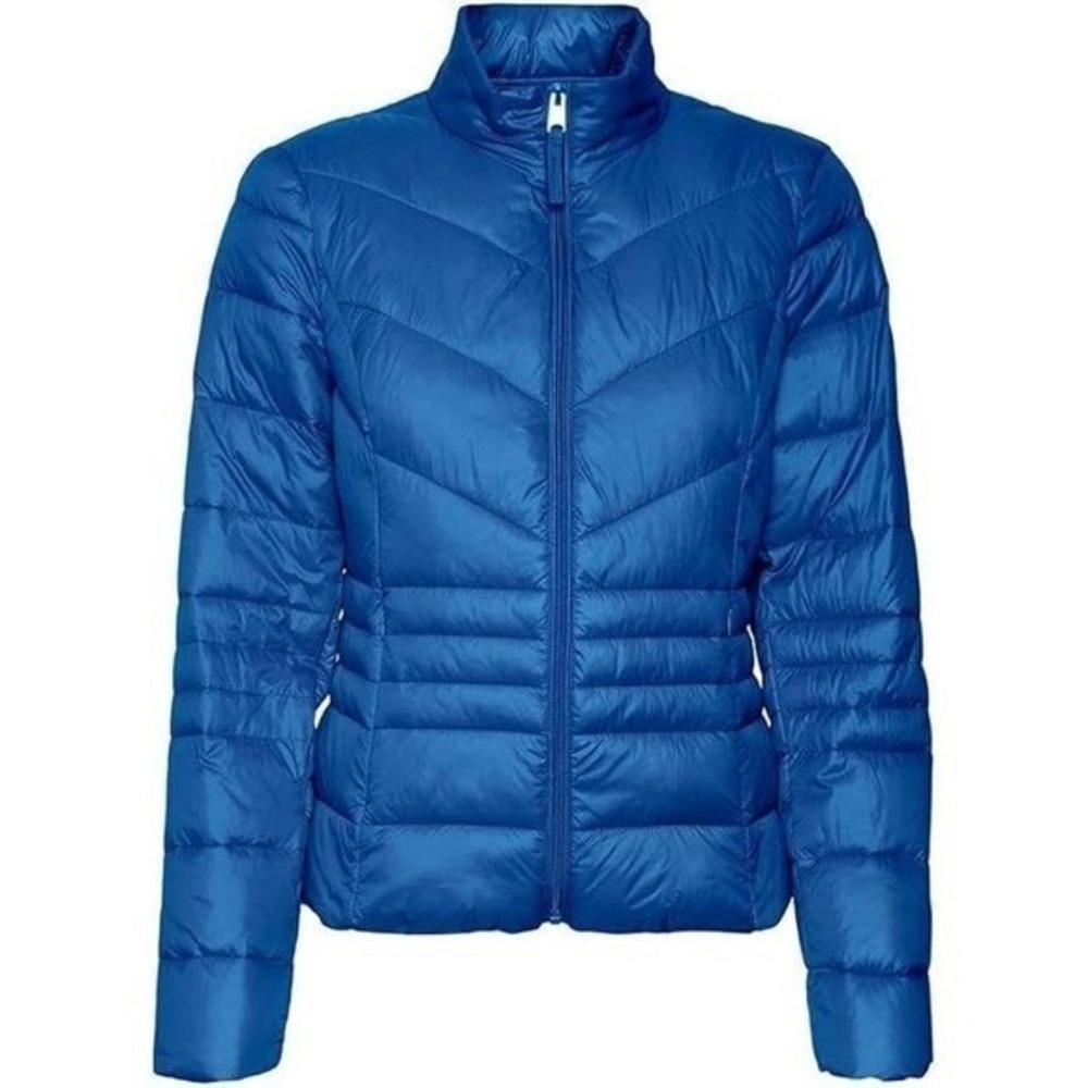 Vero Moda Sorayasiv Short Puffer Jacket Beaucoup Blue Large Stitch Fix New W Tag